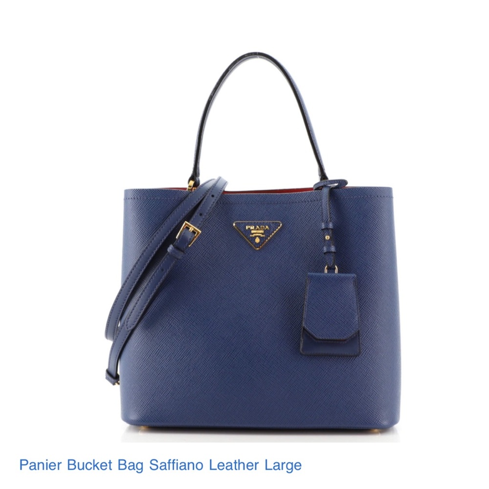 Prada Blue Leather Women's Bag